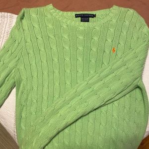 Pale green Ralph Lauren 🐎 sweater